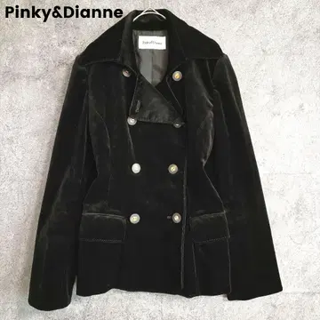 새상품급 핑키&다이앤 코듀로이 코트 아우터 자켓 블랙 M