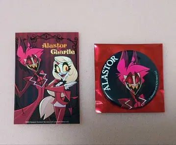 해즈빈 호텔 신주쿠 마루이 캔뱃지 특전 스티커 알래스터