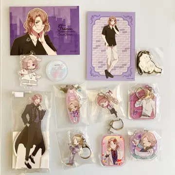 헤타리아 프랑스 아크릴 스탠드 아크릴 키링 묶음 판매