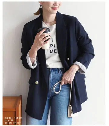 reca 네이비 테일러드 자켓 M 사이즈