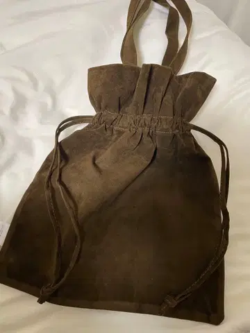 다크 브라운 스웨이드풍 토트백 UNITED ARROWS