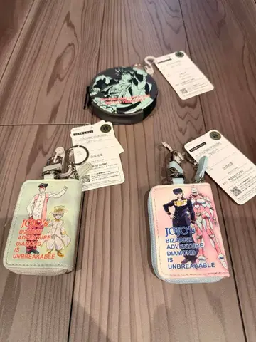 죠죠의 기묘한 모험 키링 패스 케이스 세트