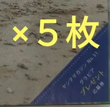 오쿠무라 모모카 사인 폴라로이드 응모권 5매 주간 영 매거진