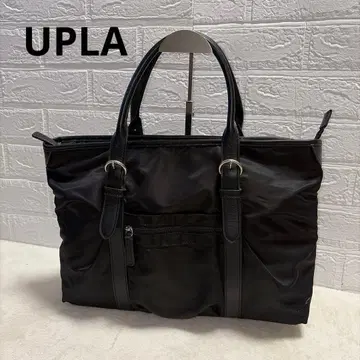 [컨디션 최상] UPLA 우플라 가죽 경량 나일론 토트 백 비즈니스 백