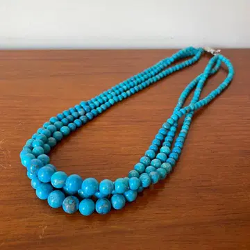 터콰이즈 터키석 목걸이 3연