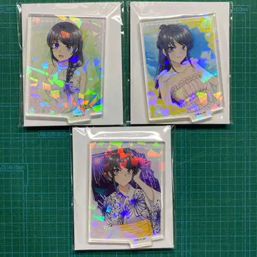 청춘 돼지는 꿈을 꾸지 않는다 사쿠라지마 마이 아크릴 스탠드 3종 세트