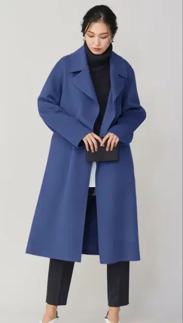 캐시미어 혼방 롱 코트 (온워드)