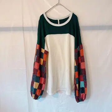 즉시 구매 Lamp a Chili 긴팔 벌룬 슬리브 니트 상의