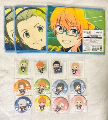 sideM 세가 복권 타월 아크릴 스탠드 캔뱃지