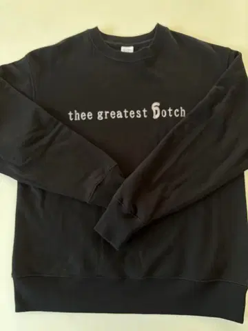 블랙 맨투맨 L 사이즈 프린트 포함