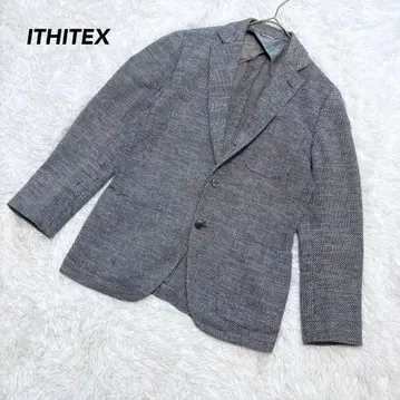 [이티텍스] 테일러드 자켓 46 그레이 캐주얼 코튼 혼방
