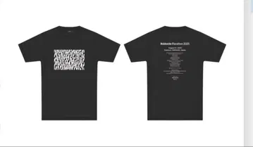 하코다테 마라톤 2025 T셔츠 L사이즈 블랙