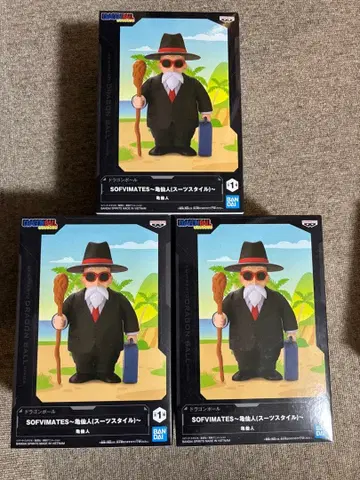 드래곤볼 SOFVIMATES 무천도사 (수트 스타일) 피규어 새상품 3개