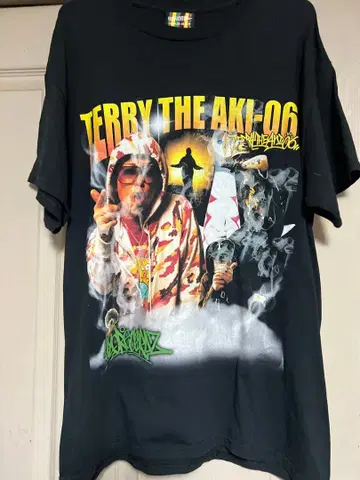 TERRY THE AKI-06 블랙 T셔츠