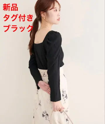 [ 새상품 ] 내추럴 꾸뛰르 골지 2way 프린세스 T 블랙 2025