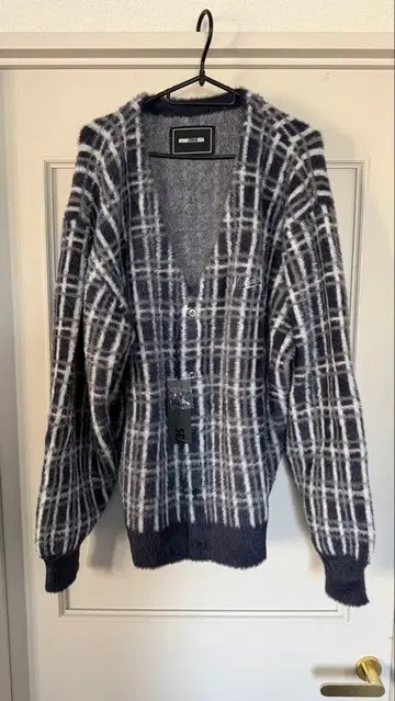 WIND AND SEA Shaggy Knit 가디건