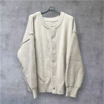 HARE 리브 가디건 라이트 그레이