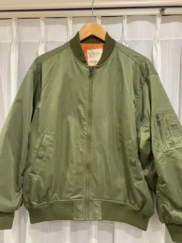 AZUL MA-1 자켓 블루종 올리브 오렌지 프리 사이즈