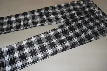 FILA 골프 팬츠 체크 무늬 속기모 LL