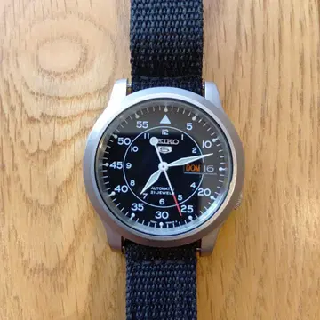 SEIKO 자동 와인딩 시계 블랙