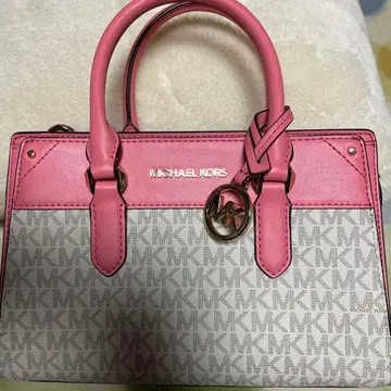 MICHAEL KORS 미니 핸드백 핑크/그레이
