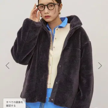 아메리칸 홀릭 스탠드 베어풍 보아 코트