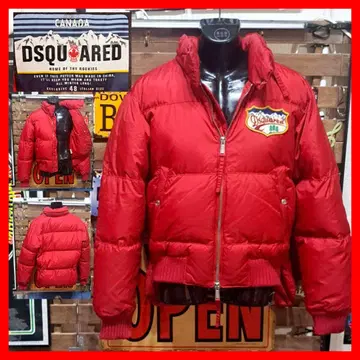 디스퀘어드2 와펜 다운 자켓 48 레드