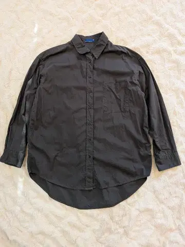 SEVENDAYS=SUNDAY 차콜 그레이 긴팔 셔츠 F