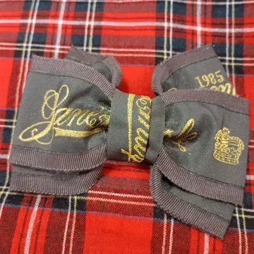 리본형 헤어핀 브로치