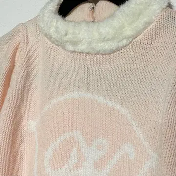 미사용 verybrain 퍼 니트