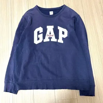 GAP 네이비 로고 맨투맨 L 사이즈 1168번