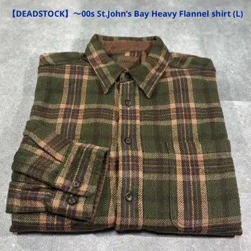 [ 데드스탁 ] 00s 세인트 존스 베이 브라우니 헤비 플란넬 셔츠 L