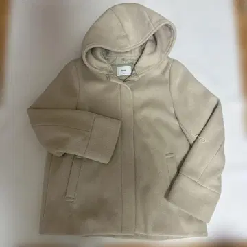 Discoat 후드 부착 코트 L 사이즈