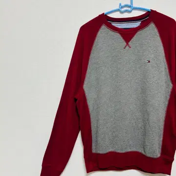 [ 새상품급 / 타미힐피거 ] 00s 맨투맨 래글런 긴팔 바이컬러 M