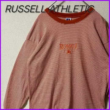 [ 고품질 ] RUSSELL ATHLETIC 보더 긴팔 티셔츠