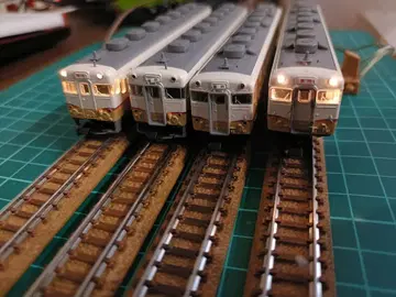 카토 키하 규슈 급행색 4량 세트