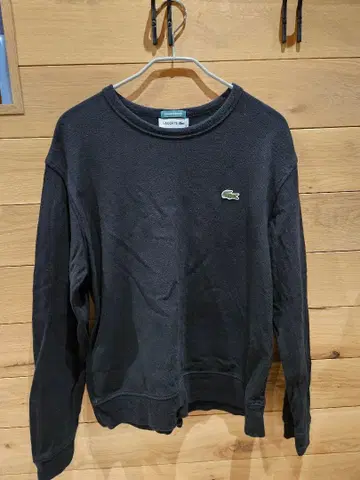 LACOSTE 다크 그레이 크루넥 트레이닝복