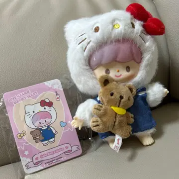 zzoton x Sanrio 산리오 키티 탁대왕 봉제 인형