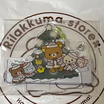 리락쿠마 크리스마스 아크릴 스탠드