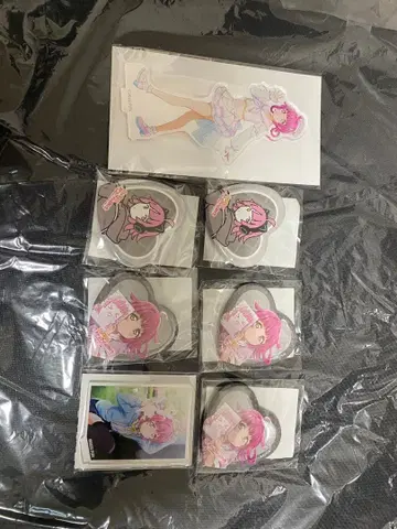 제비뽑기당 텐노지 리나 아크릴 스탠드, mini 아크릴 스탠드 캔뱃지