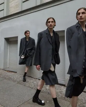 T/SEHNE 더블 레이어드 테일러드