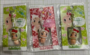 헬로키티 큐피 행운의 소프트 비닐 마스코트 3개