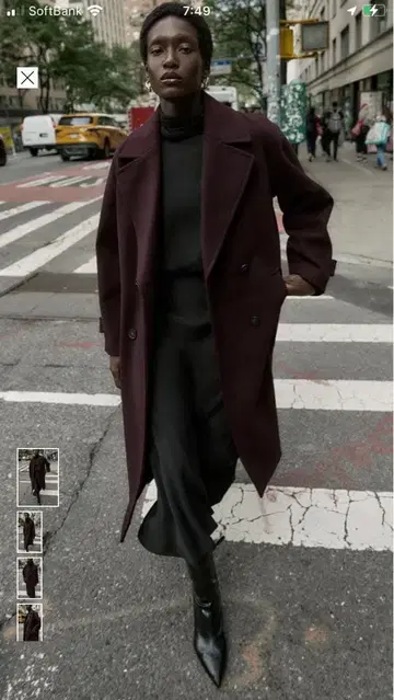 ZARA 소프트 오버 사이즈 코트