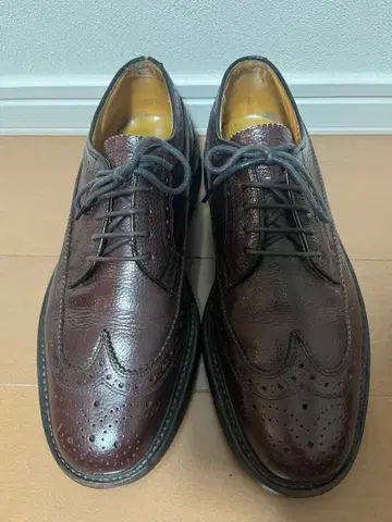 REGAL 다크 브라운 윙 팁 슈즈