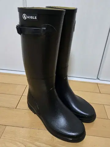 AIGLE 에이글 레인부츠 장화 23.0cm 블랙 프랑스제