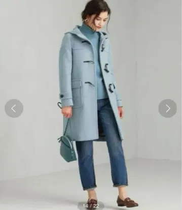 SC 더플 롱 코트 그린 라벨 릴랙싱