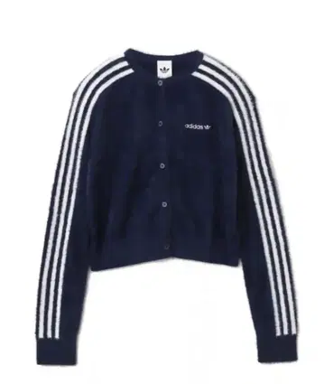 adidas 아디다스 플러피 니트 가디건 샤기 니트 XS