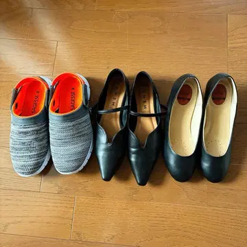 여성용 신발 힐, 펌프스, 소프트 샌들 3켤레 세트