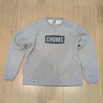 CHUMS 그레이 로고 트레이닝복