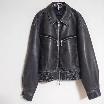 HARE [SET UP 대응 ] LEATHER 컴팩트 블루종